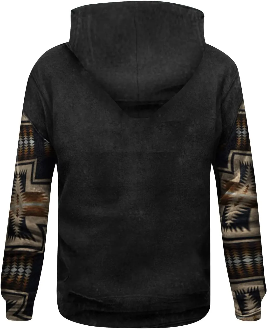 RTTUIOP Graphic Hoodies For Men Cowboy Aztec Ethnic Western Sweatshirts Lightweight Big And Tall Hoodies Pullover With Pocket