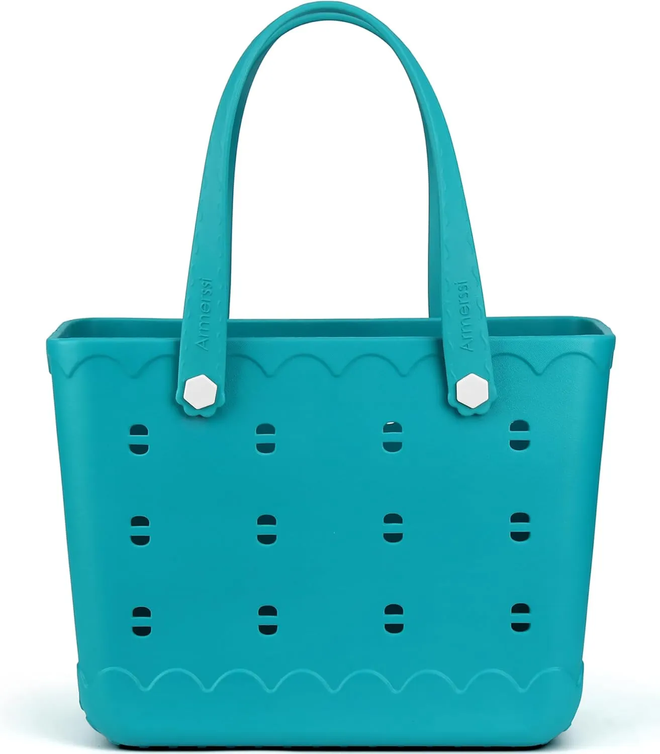 Rubber Beach Bag Waterproof Durable Tote Bag for Beach Sports Pool Modern Rubber Tote
