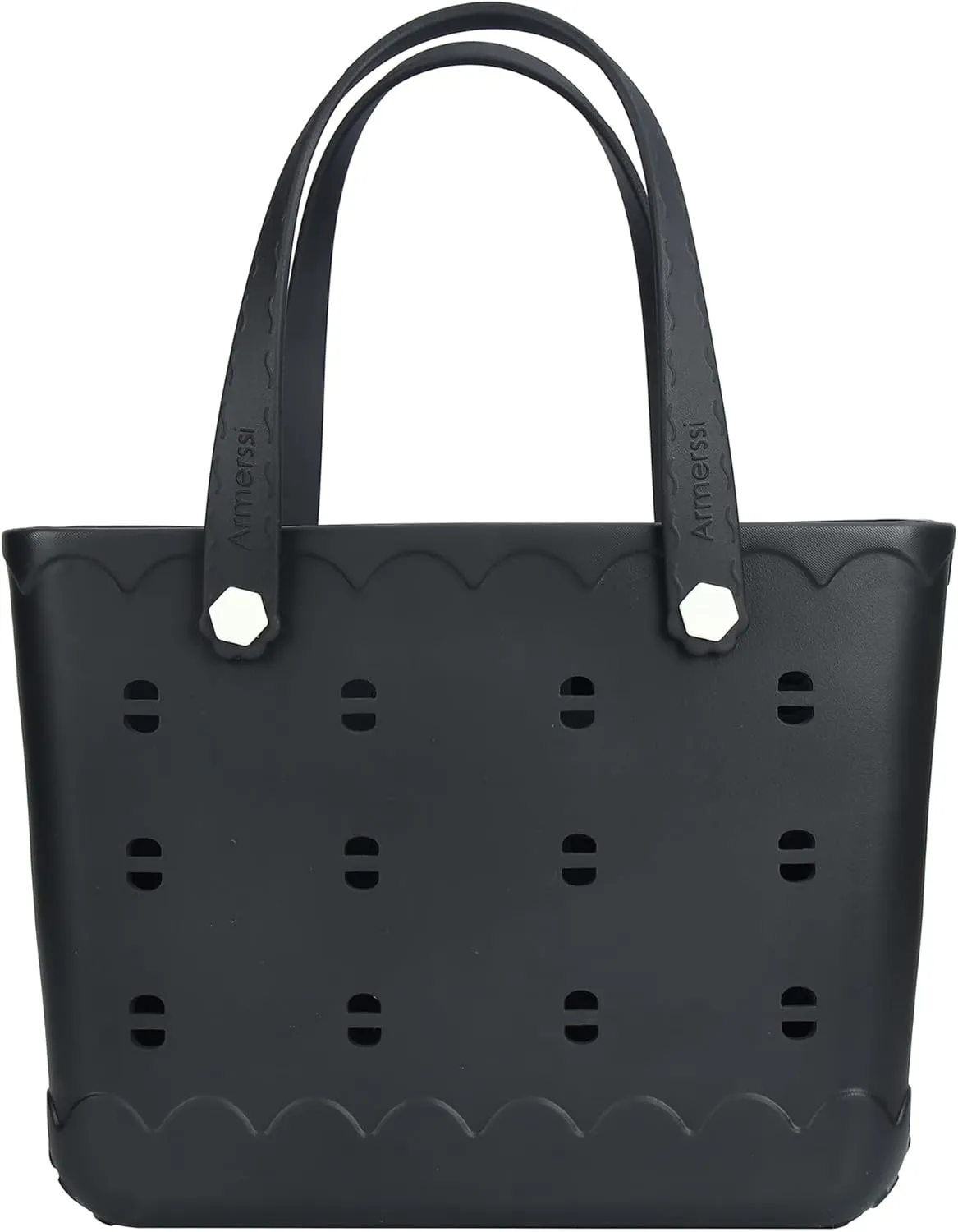 Rubber Beach Bag Waterproof Durable Tote Bag for Beach Sports Pool Modern Rubber Tote
