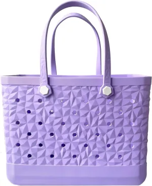 Rubber Beach Bag Waterproof Durable Tote Bag for Beach Sports Pool Modern Rubber Tote