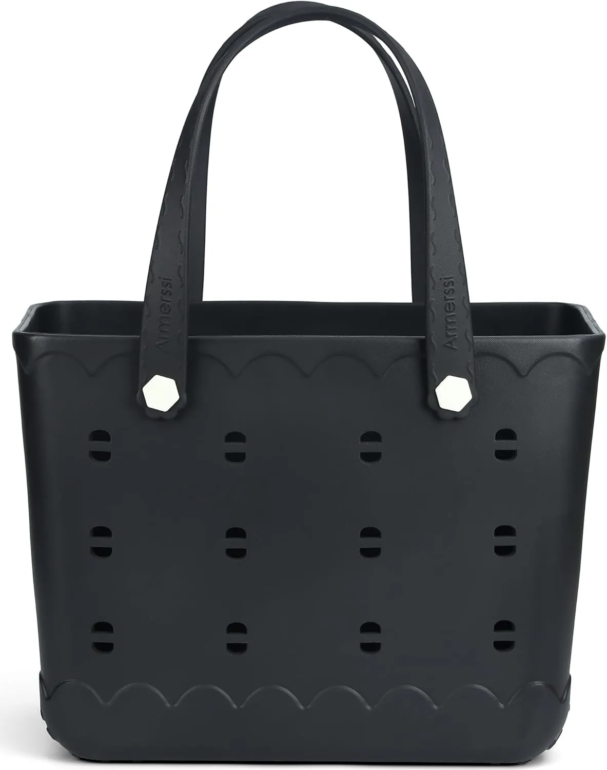 Rubber Beach Bag Waterproof Durable Tote Bag for Beach Sports Pool Modern Rubber Tote