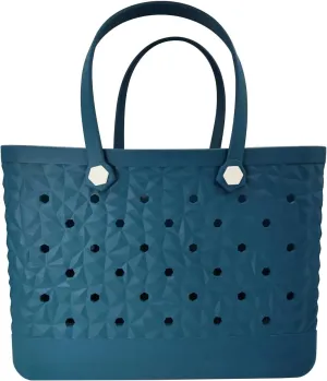 Rubber Beach Bag Waterproof Durable Tote Bag for Beach Sports Pool Modern Rubber Tote