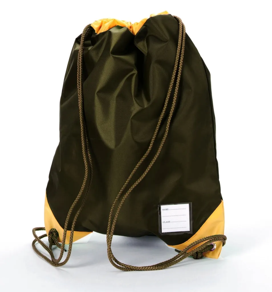 Rucksack Gym Bag with Contrast Trim  (2766)