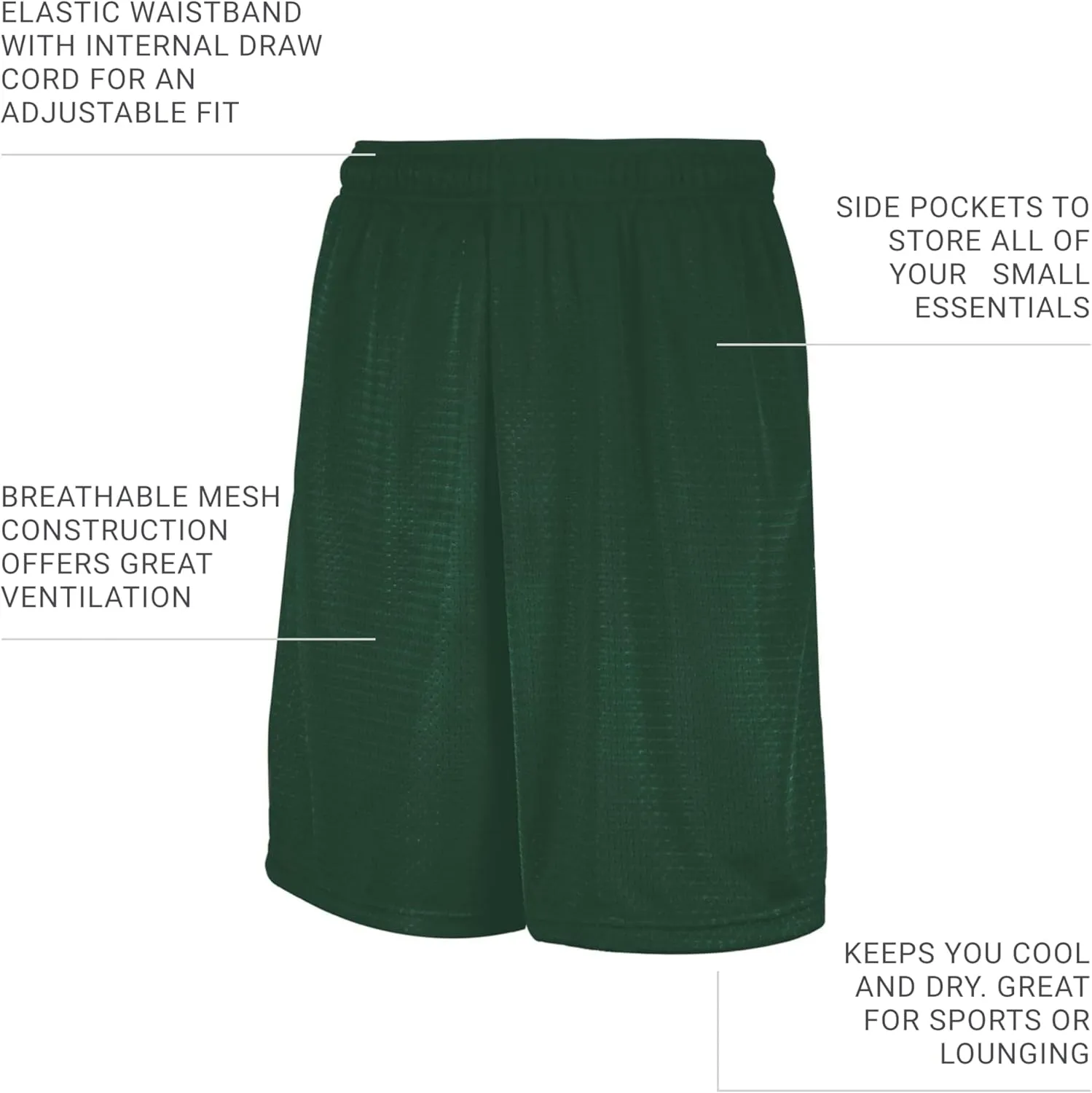 Russell Athletic Men's Mesh Pocket Short