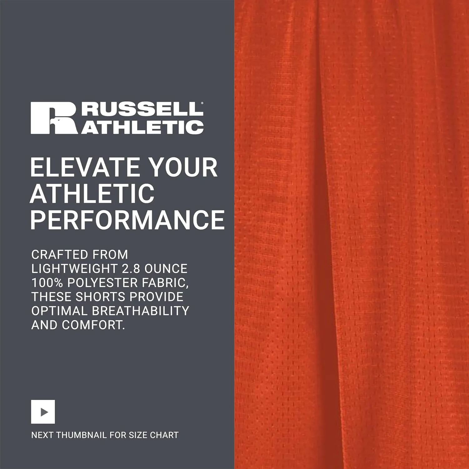 Russell Athletic Men's Mesh Pocket Short