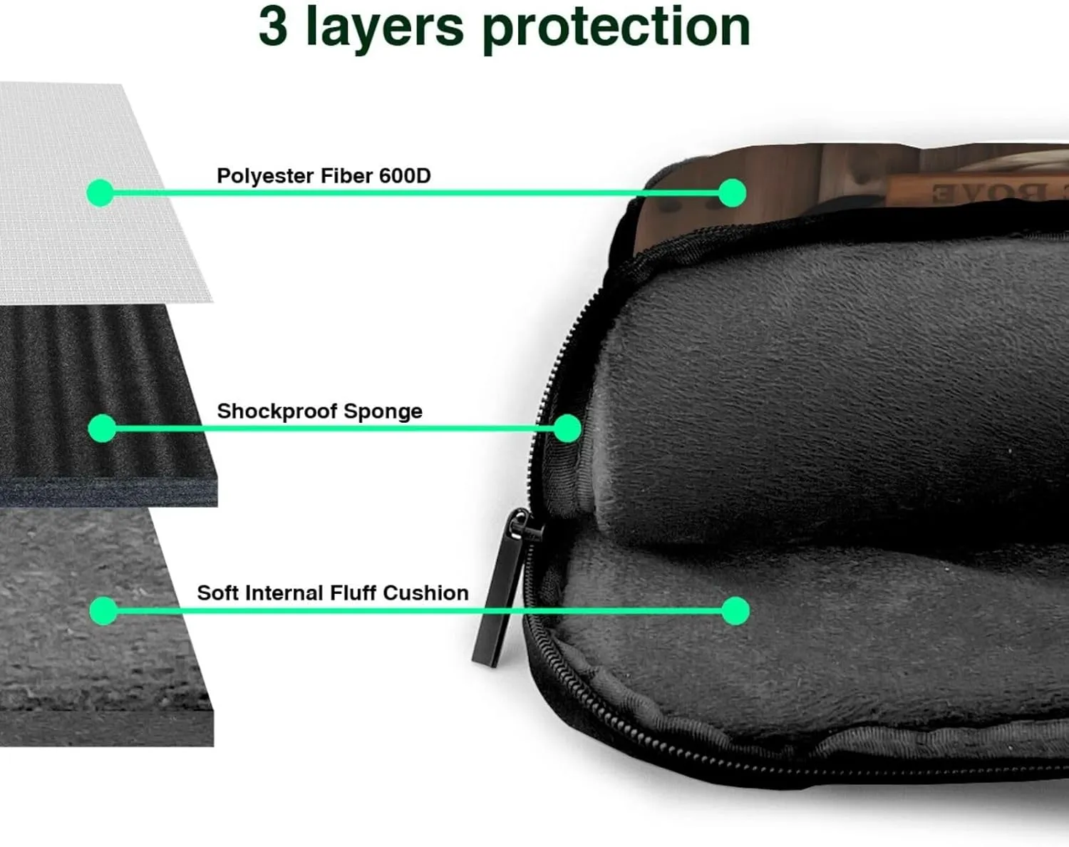 Rustic Lodge Bear Pattern Laptop Bag - with Soft Interior, Multiple Pockets - Ideal for Men, Travel and Business