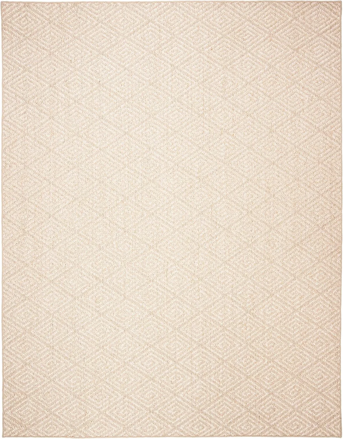 SAFAVIEH Palm Beach Collection Area Rug - 8' x 10', Beige & Beige, Sisal Design, Non-Shedding & Easy Care, Ideal for High Traffic Areas in Living Room, Bedroom (PAB360A)