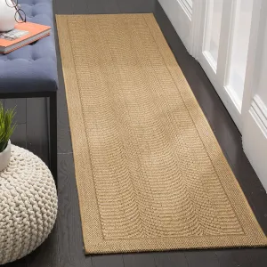 SAFAVIEH Palm Beach Collection Runner Rug - 2'3" x 10', Maize, Sisal & Jute Design, Ideal for High Traffic Areas in Living Room, Bedroom (PAB322M)