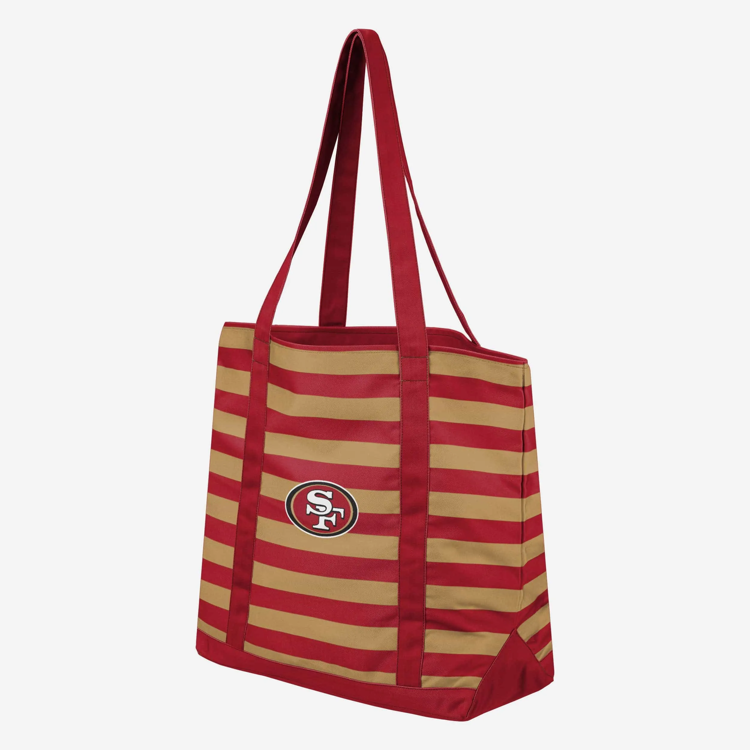 San Francisco 49ers Team Stripe Canvas Tote Bag