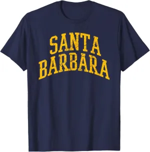 Santa Barbara CA - Throwback Design - Vintage Worn Classic T-Shirt