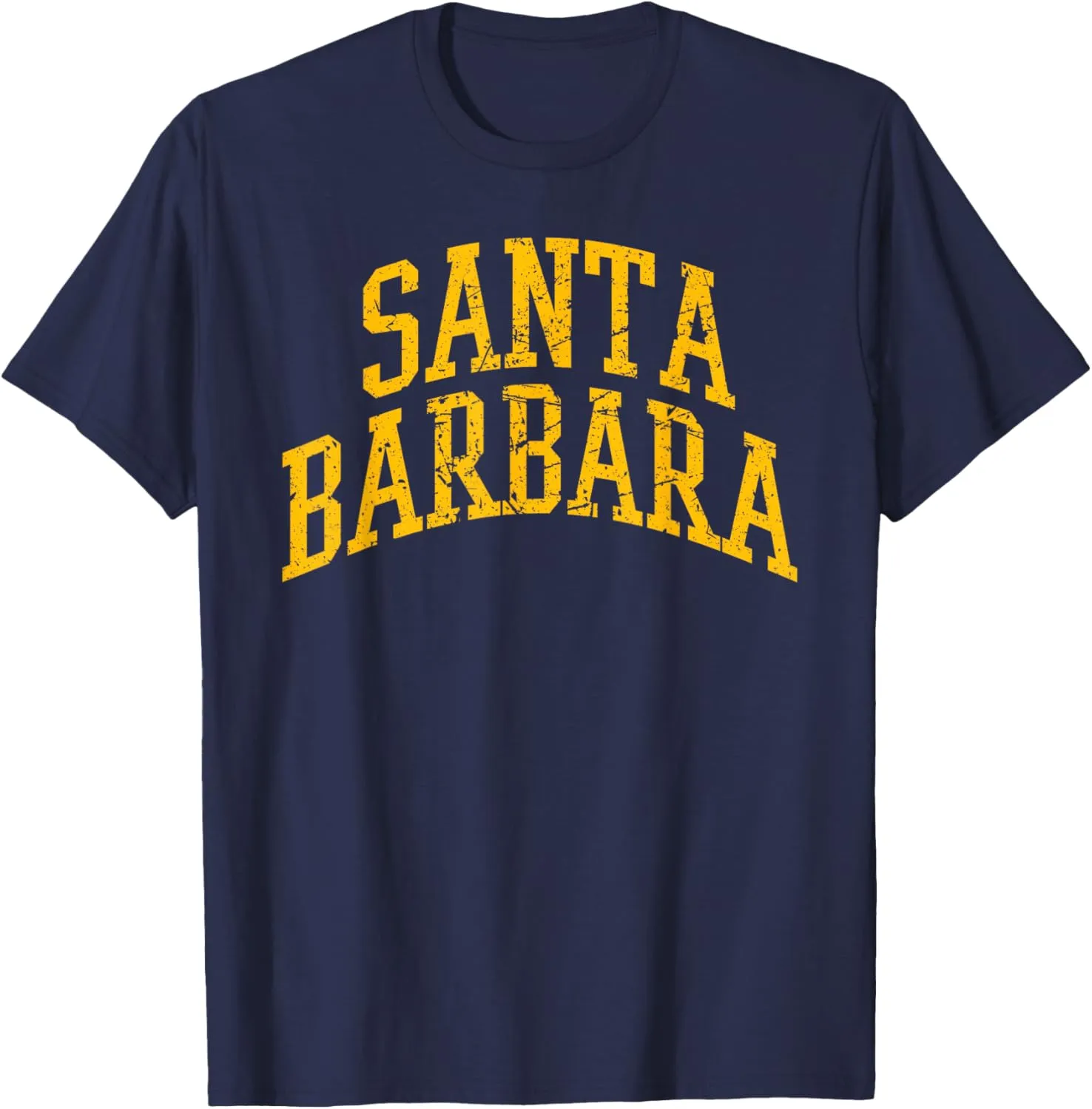 Santa Barbara CA - Throwback Design - Vintage Worn Classic T-Shirt
