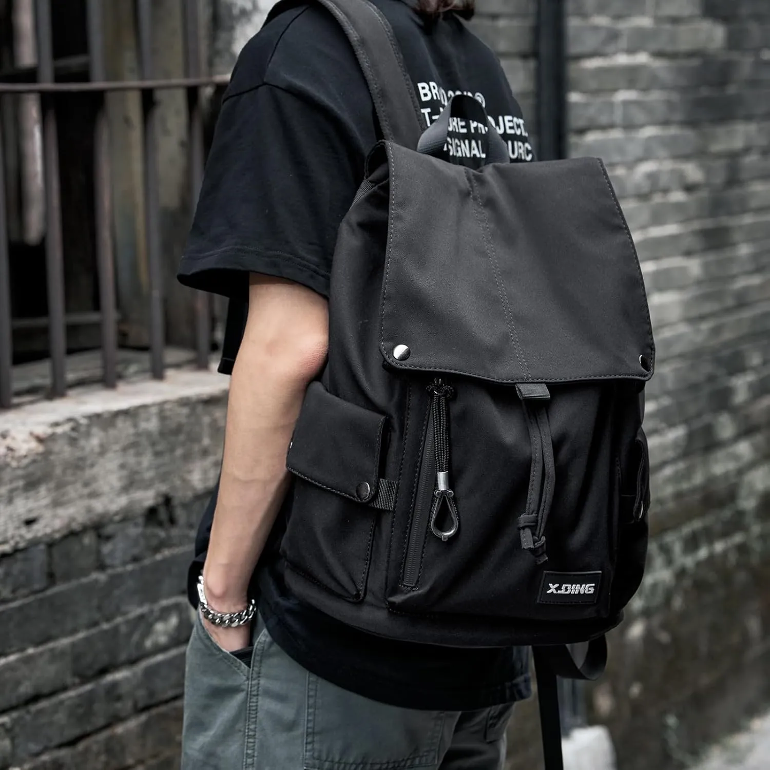 School Backpack Waterproof 15.6" Laptop Backpack Casual Suitable For Fitness Sports Travel Hiking Commuting Class College High Middle School Backpack For Men Women