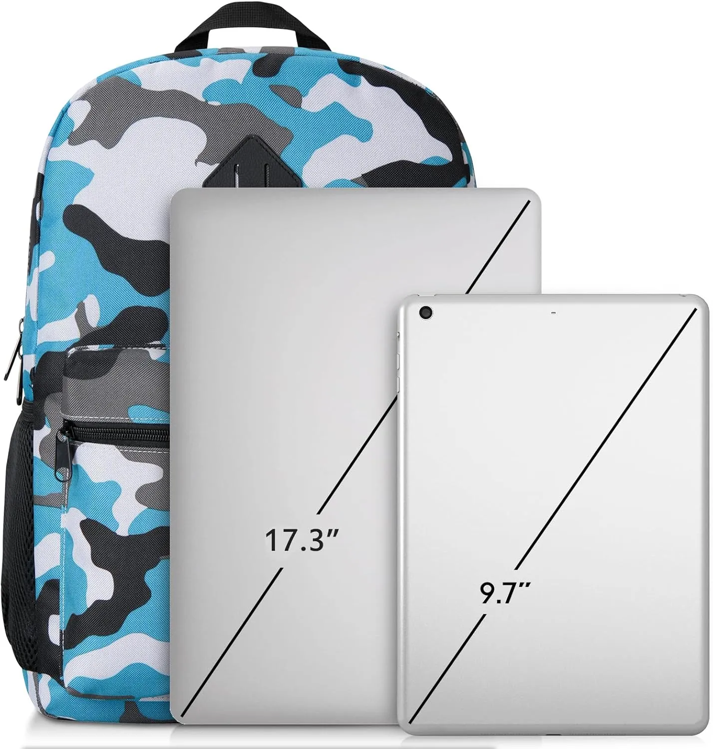 School Backpack,17.3 Inch Bookbag Men and Teen Boy School bag with USB Charging Port for High School College