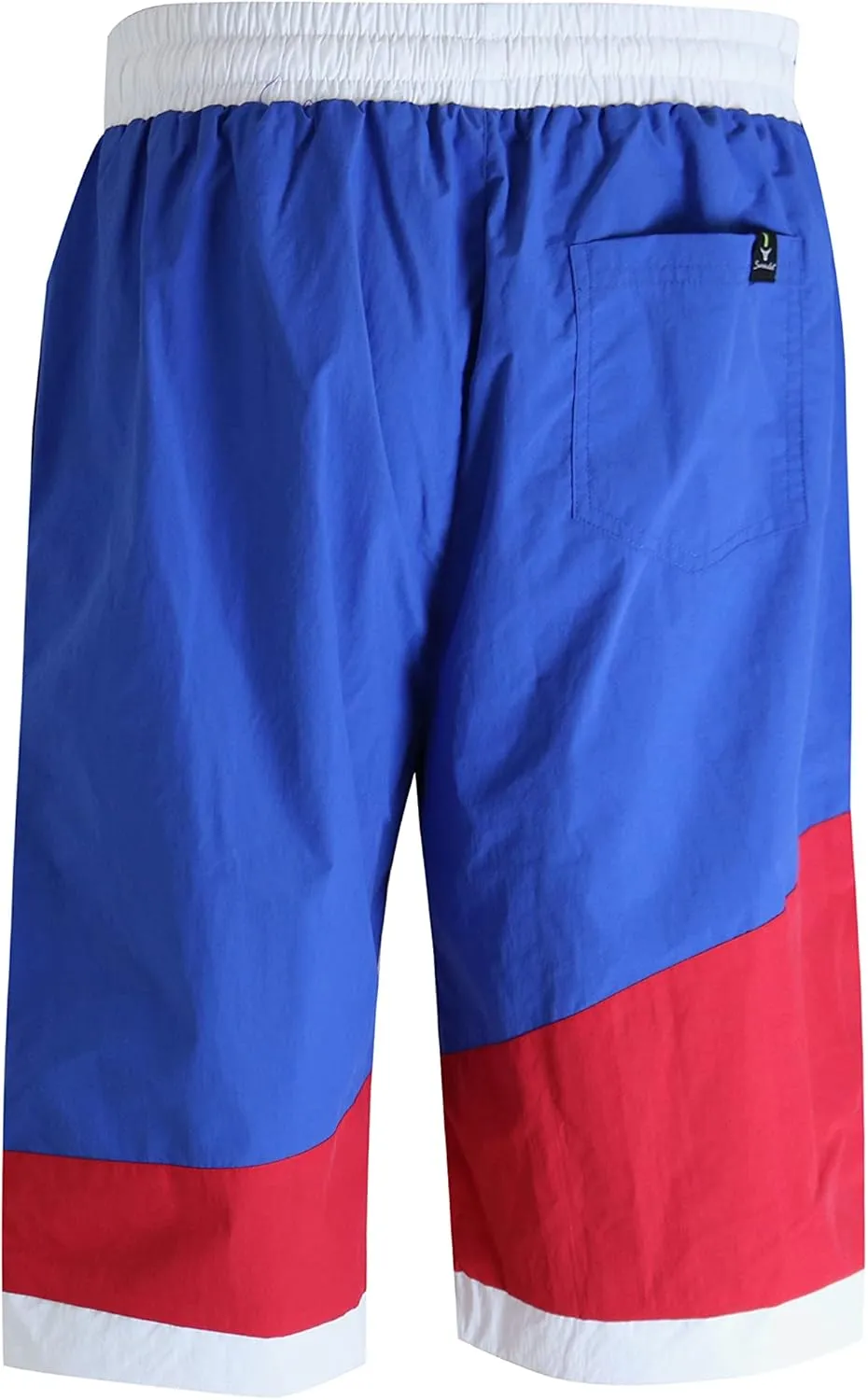 SCREENSHOT Men's Athletic Retro Throwback Basketball Gym Fitness Active Workout 12" Inseam Length Fashion Shorts