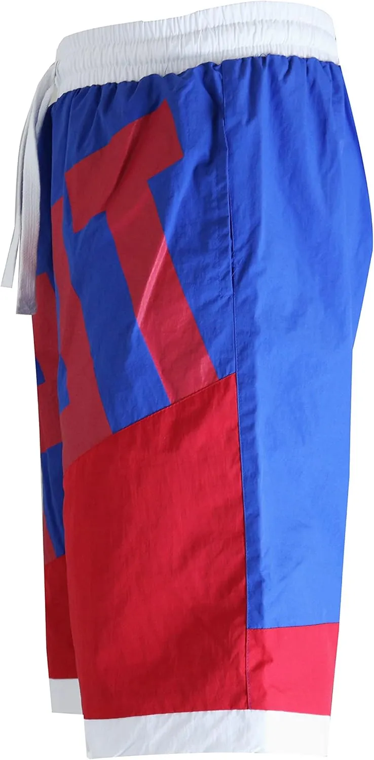SCREENSHOT Men's Athletic Retro Throwback Basketball Gym Fitness Active Workout 12" Inseam Length Fashion Shorts