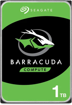 Seagate 1TB BarraCuda SATA 6Gb/s 32MB Cache 3.5-Inch Internal Hard Drive (ST1000DM010) (Renewed)
