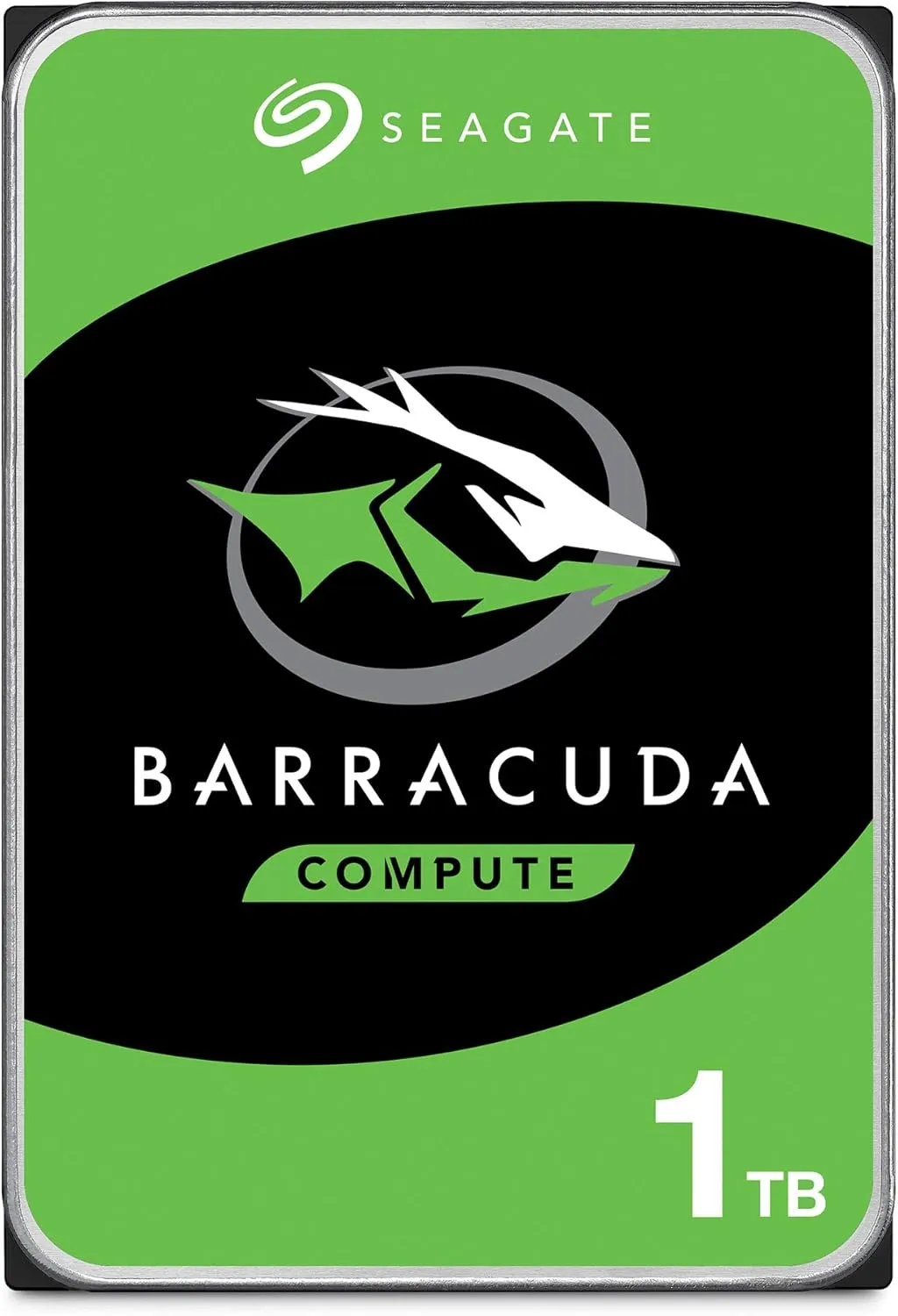 Seagate 1TB BarraCuda SATA 6Gb/s 32MB Cache 3.5-Inch Internal Hard Drive (ST1000DM010) (Renewed)