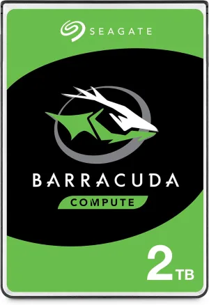 Seagate BarraCuda 2TB Internal Hard Drive HDD – 2.5 Inch SATA 6 Gb/s 5400 RPM 128MB Cache for PC Laptop (ST2000LM015) (Renewed)