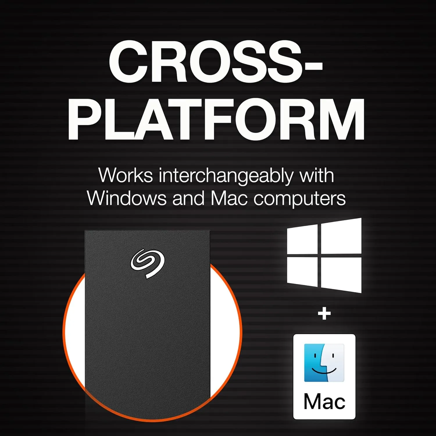Seagate One Touch Hub 8TB, Externe Harde Schijf, voor pc, laptop en Mac, USB-C, USB 3.0, 1 Jaar Mylio, Data Rescue Service (STLC8000400)