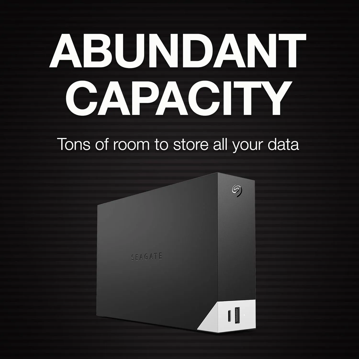 Seagate One Touch Hub 8TB, Externe Harde Schijf, voor pc, laptop en Mac, USB-C, USB 3.0, 1 Jaar Mylio, Data Rescue Service (STLC8000400)