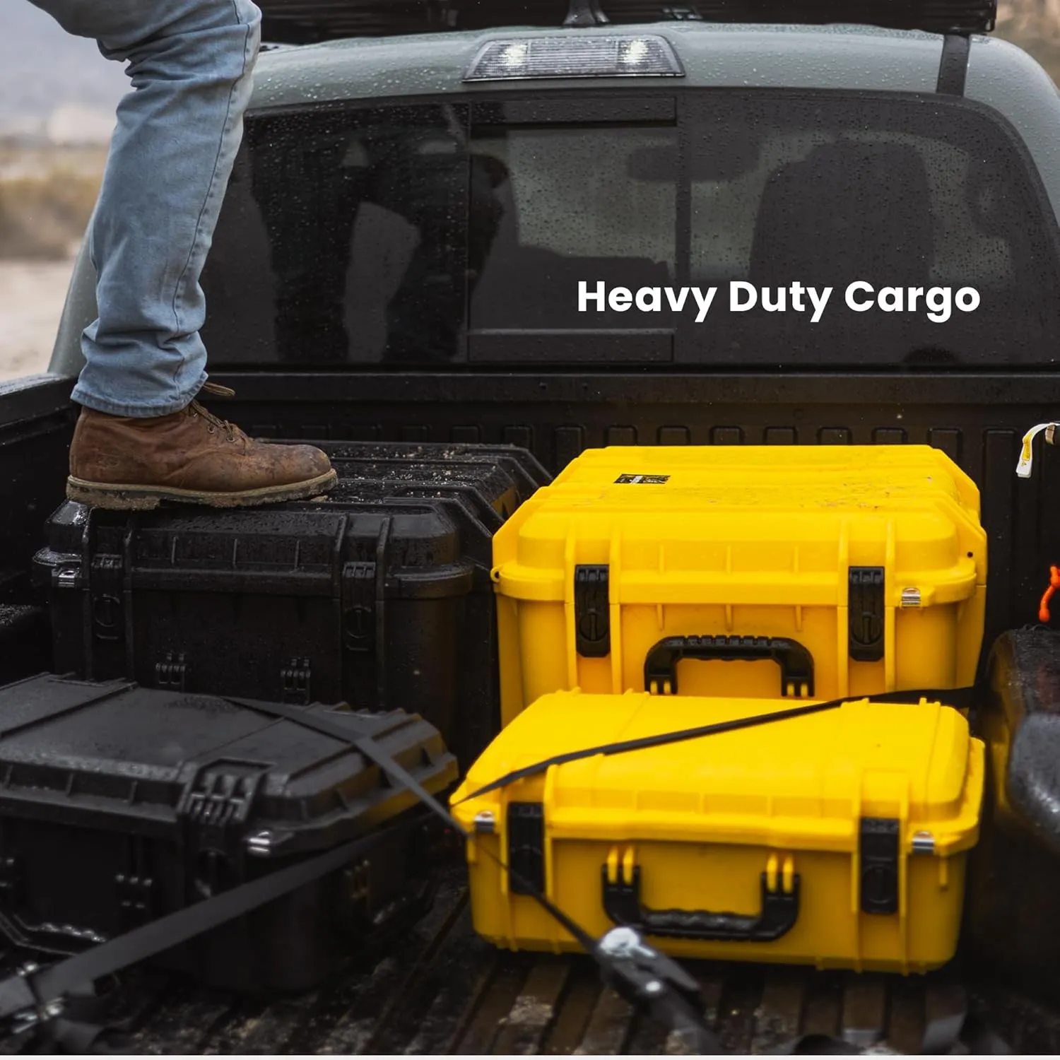 Seahorse 1220 Heavy Duty Hard Protective Equipment Crate - TSA Approved/Mil Spec / IP67 Waterproof/USA Made for Telescopes, Drones, Monitors, PC’s, Gimbal, Diving Equipment