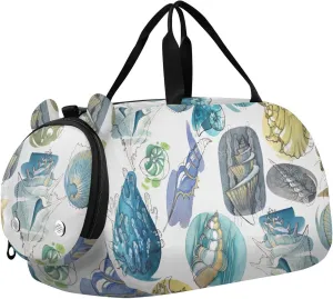 Seashells Summer Duffel Bags for Boys Small Gym Bags for Teens Dance Bag for Girls
