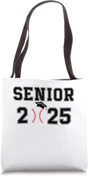 Senior Baseball Player 2025, Class of 2025 Baseball Senior Tote Bag