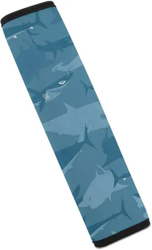 Shark Pattern Fashion Car Seat Belt Cover Pad for Shoulder Bag Camera Soft Comfort Accessories 1PCS