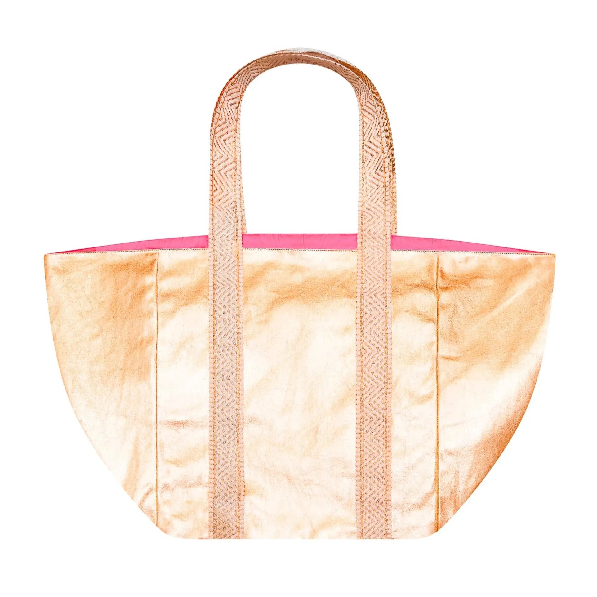 Sheeny Gold Large Holdall Bag