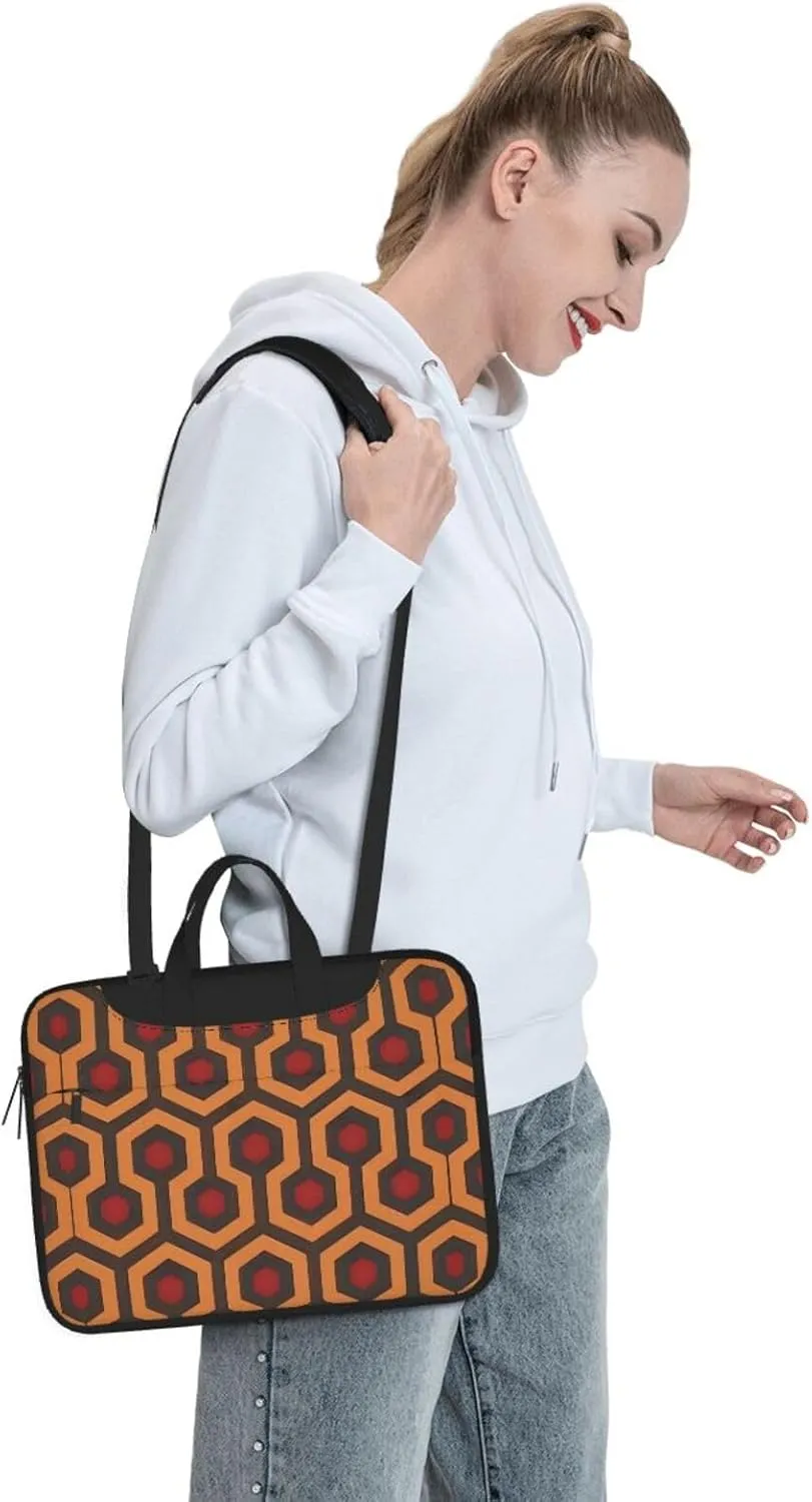 Shining Overlook Pattern Laptop Bag - with Soft Interior, Multiple Pockets - Ideal for Men, Travel and Business