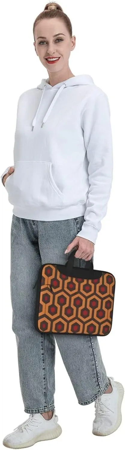 Shining Overlook Pattern Laptop Bag - with Soft Interior, Multiple Pockets - Ideal for Men, Travel and Business