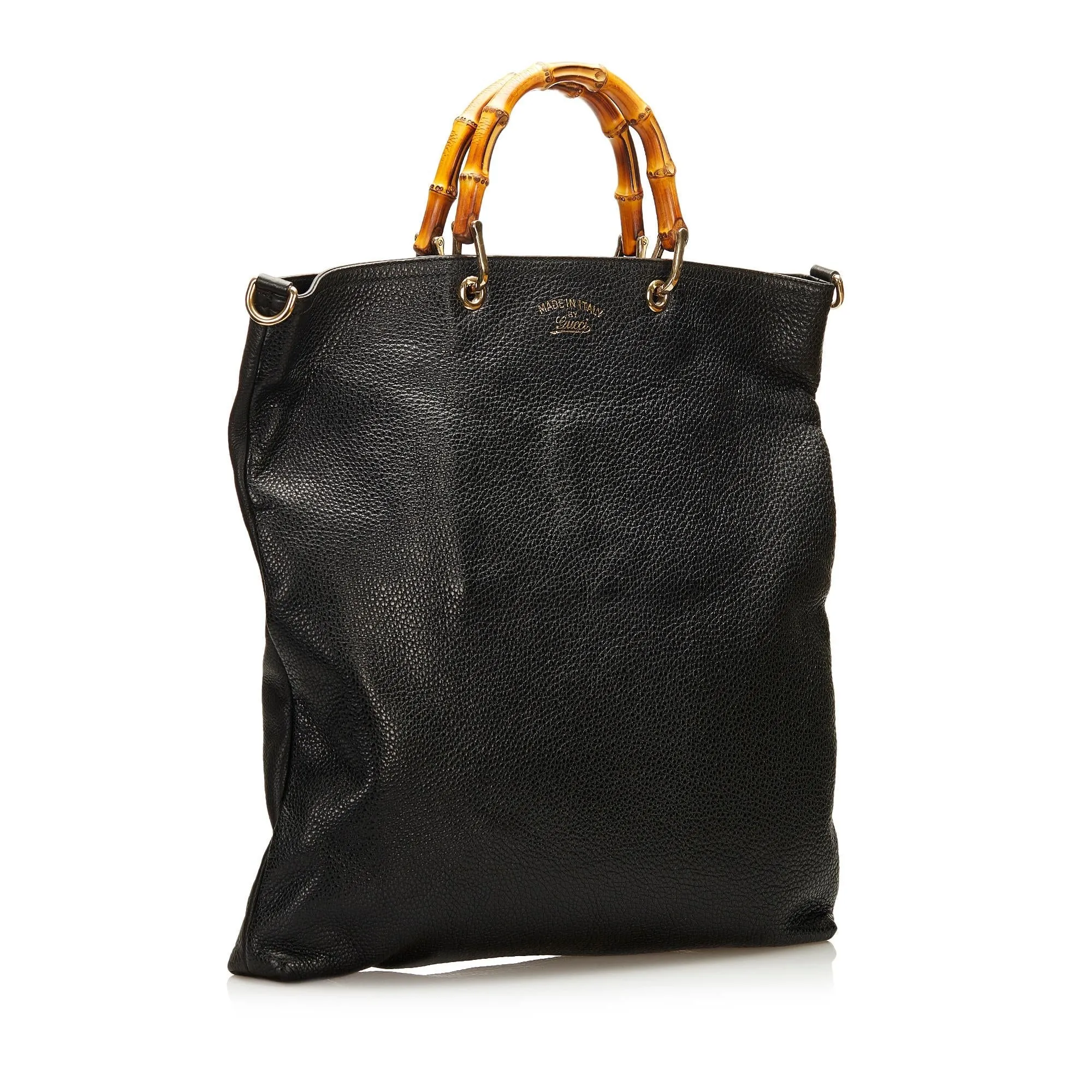 Shopper (SHG-35517) Satchel Gucci Big ticket savings Steep discount Bamboo Leather