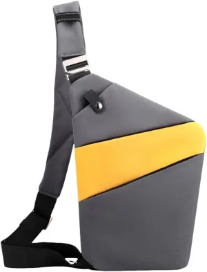 Shoulder Purse Chest Bag Travel Crossbody Bag With Quick Access Valuables Compartment For Men And Women