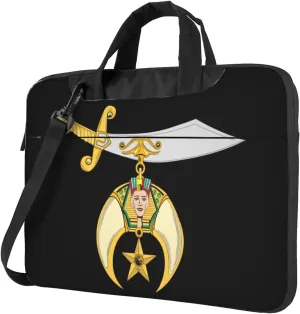 Shriners 3d Pattern Laptop Bag Shoulder Bag Computer Notebook Briefcase Messenger Bag