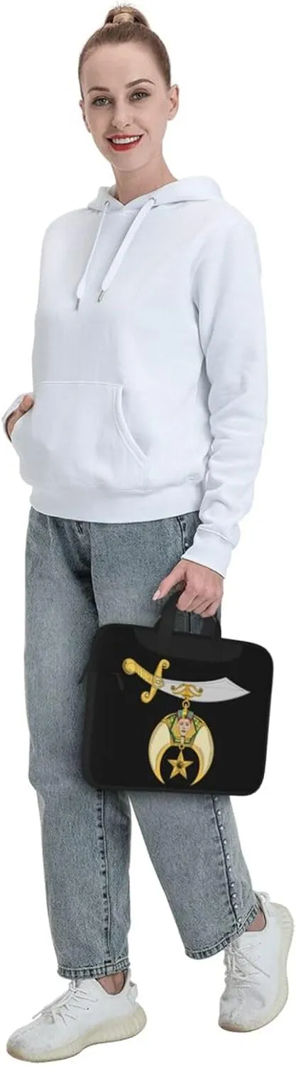Shriners 3d Pattern Laptop Bag Shoulder Bag Computer Notebook Briefcase Messenger Bag