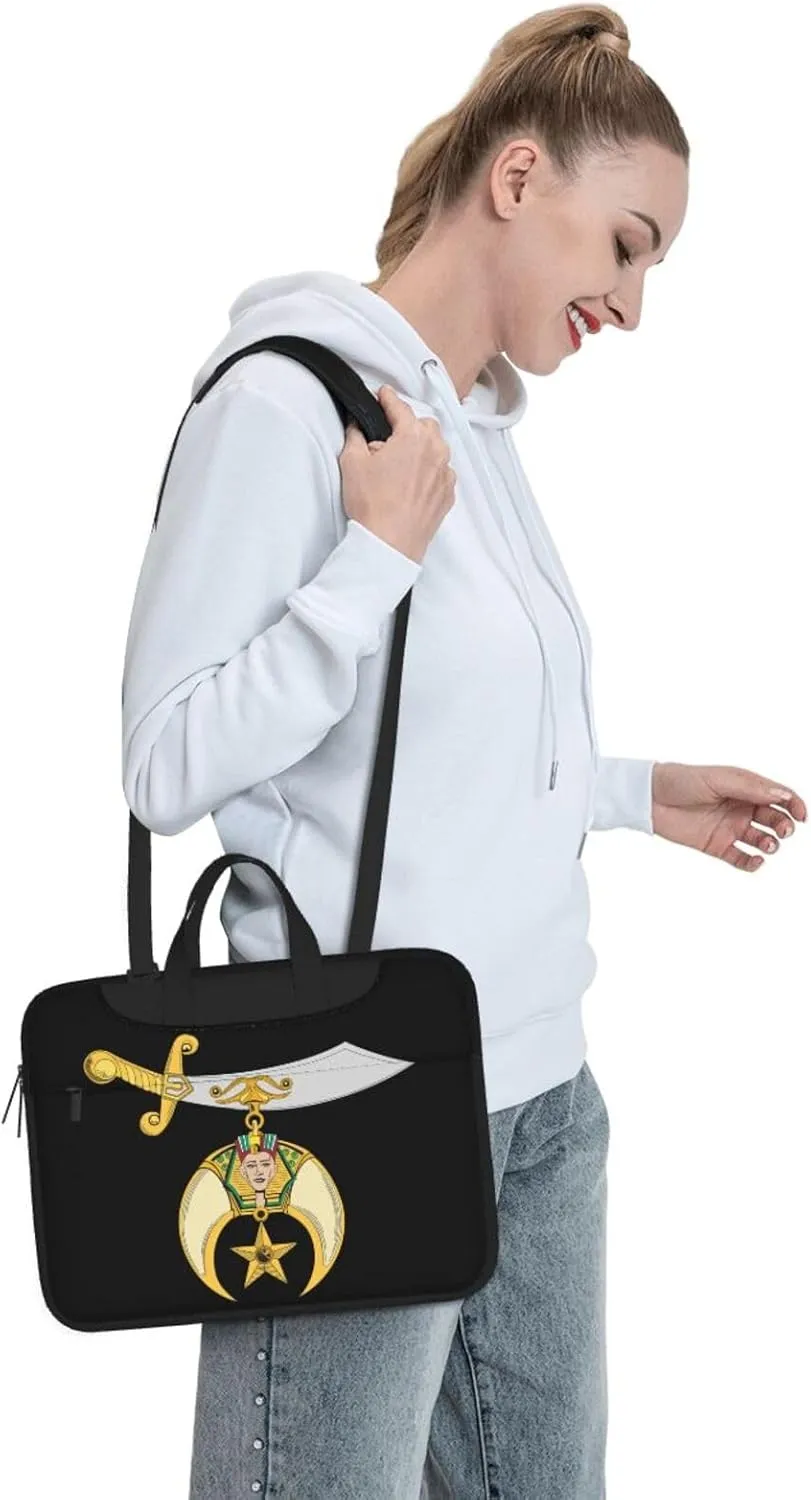 Shriners 3d Pattern Laptop Bag Shoulder Bag Computer Notebook Briefcase Messenger Bag