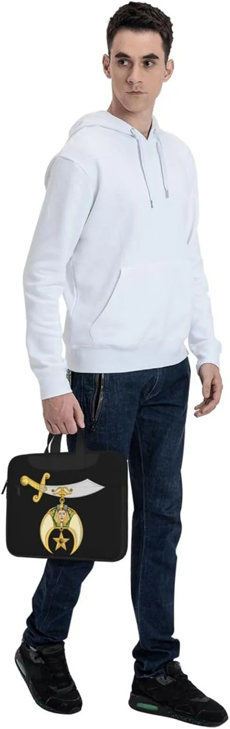 Shriners 3d Pattern Laptop Bag Shoulder Bag Computer Notebook Briefcase Messenger Bag