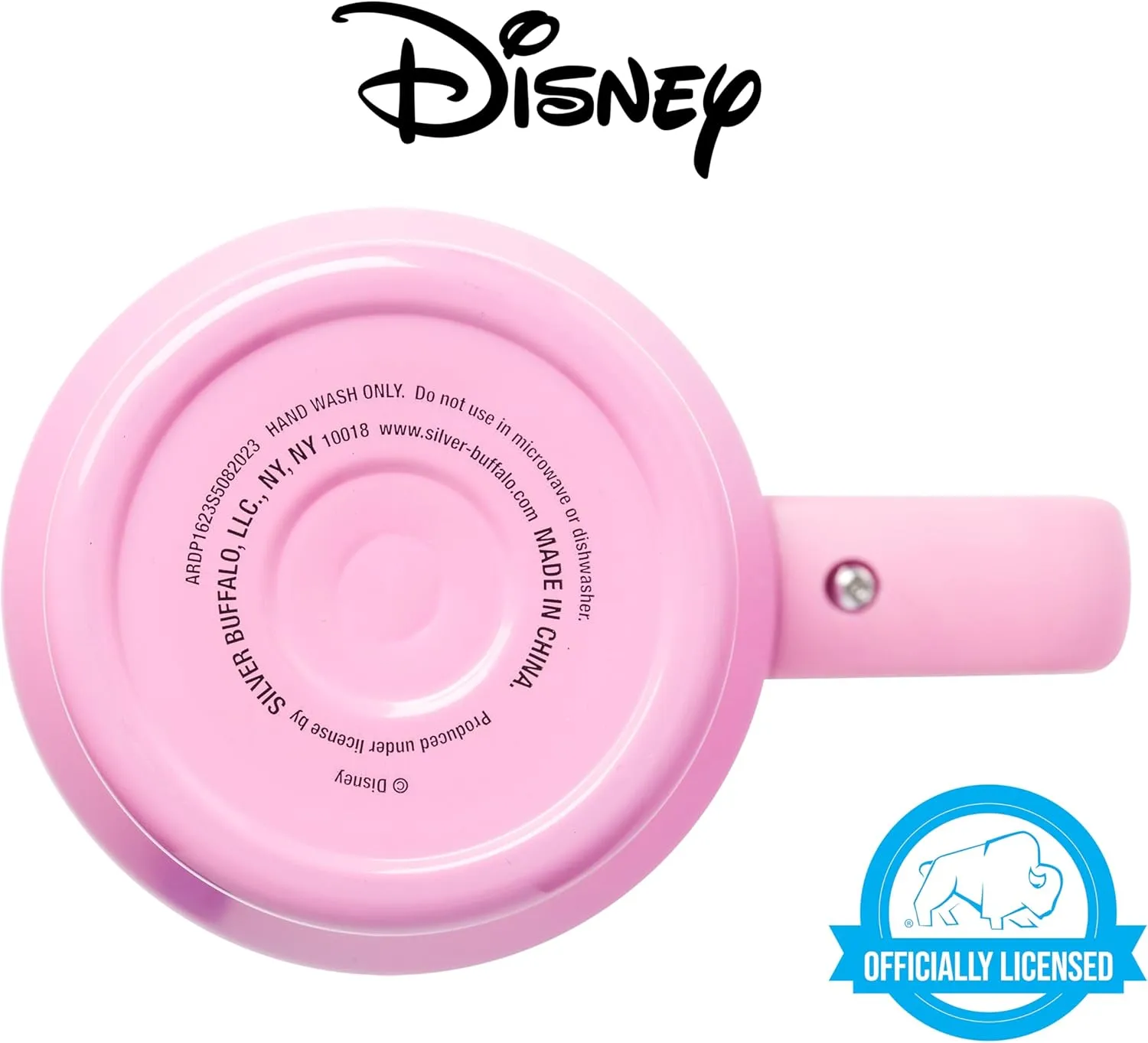 Silver Buffalo Disney Princess Featuring Cinderella, Mulan, Belle, Ariel, Tiana, and Jasmine Stainless Steel Tumbler with Handle and Straw, Fits in Standard Cup Holder, 40 Ounces