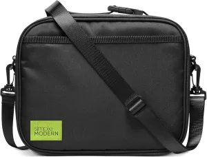 Simple Modern Hadley with Shoulder Strap | Lunch Box for Kids, Teens, and Adults | Insulated Bag for Girls, Boys, Women, Men | Meal Containers with Exterior and Interior Pockets | Midnight Black