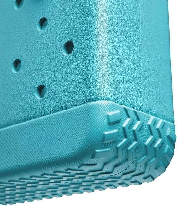 Small Waterproof Rubber Beach Bag - Lightweight Foldable Tote for Women, Travel, Pool & Gym, Sandproof Washable