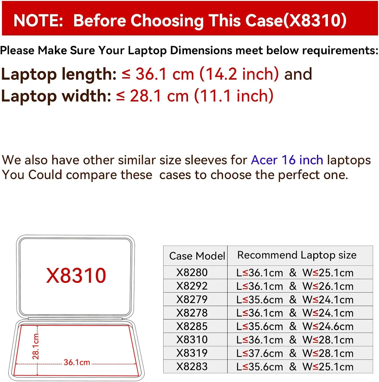 Smatree Hard EVA Protective Sleeve Case Compatible for 16 inch Acer Predator Helios Neo 16/Predator Helios 16, for 15.6 inch Acer Predator Helios 3D 15 Spatiallabs Edition Gaming Laptop (X8310)