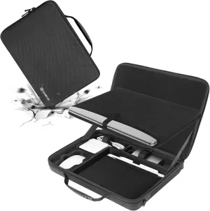 Smatree Laptop Shoulder Bag for 16.2inch MacBook Pro M4 2024/2023, 16 inch MacBook Pro 2019 A2141, Dell XPS 15 9520, 11inch iPad A16 2025, 11inch iPad Air M3 2025/M2 2024,iPadPro M4 2024(No Key Board)