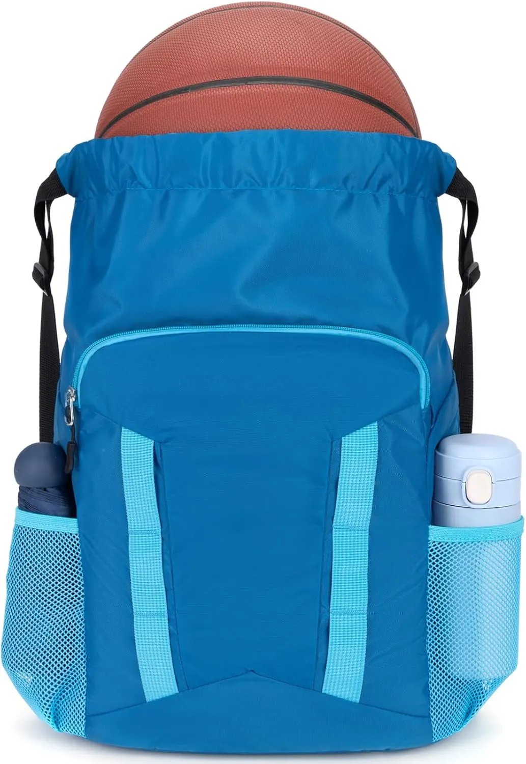 Soccer Drawstring Bag Basketball Backpack for Football Volleyball Gym Sports Training with Shoe Compartment