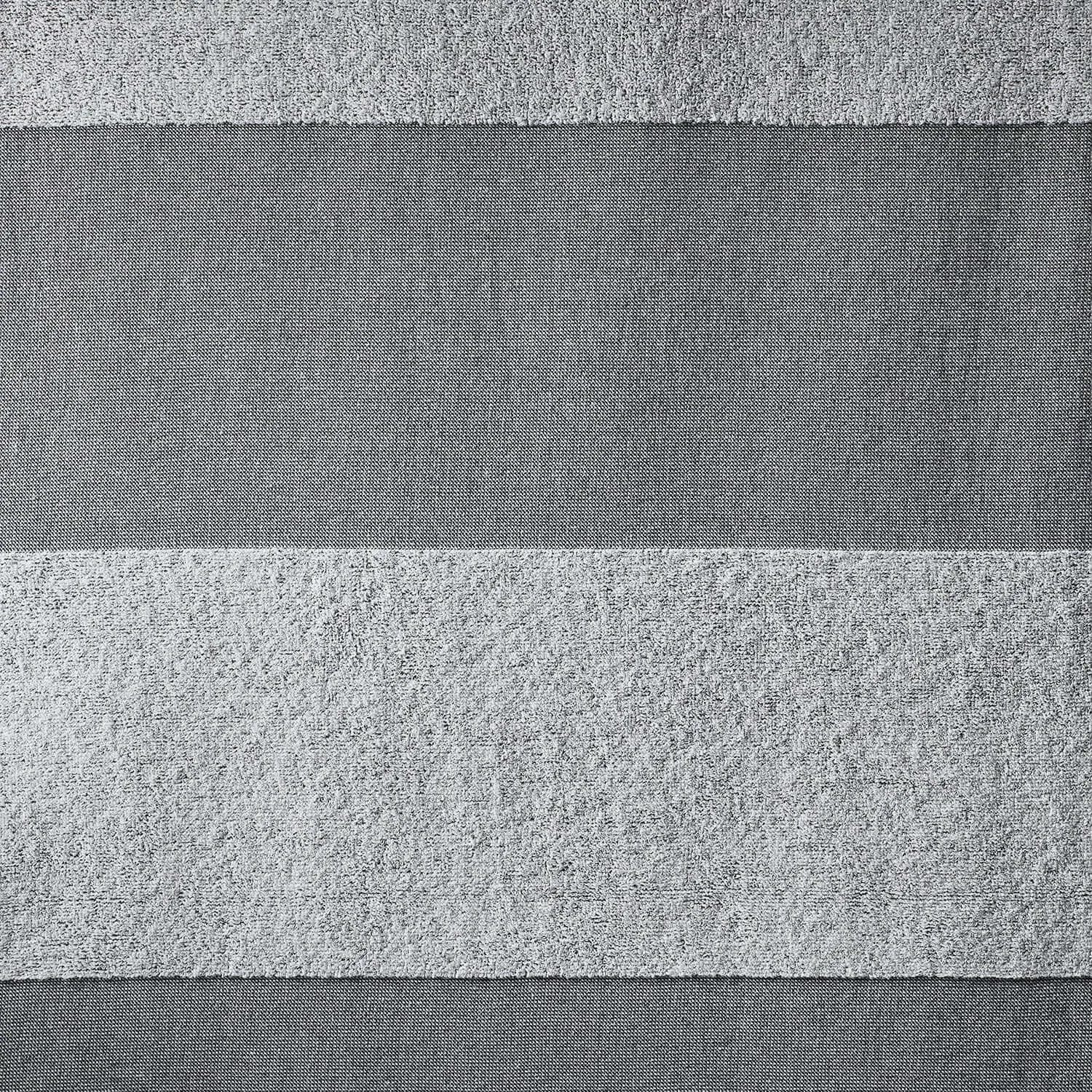 SOL Striped Towel Gray