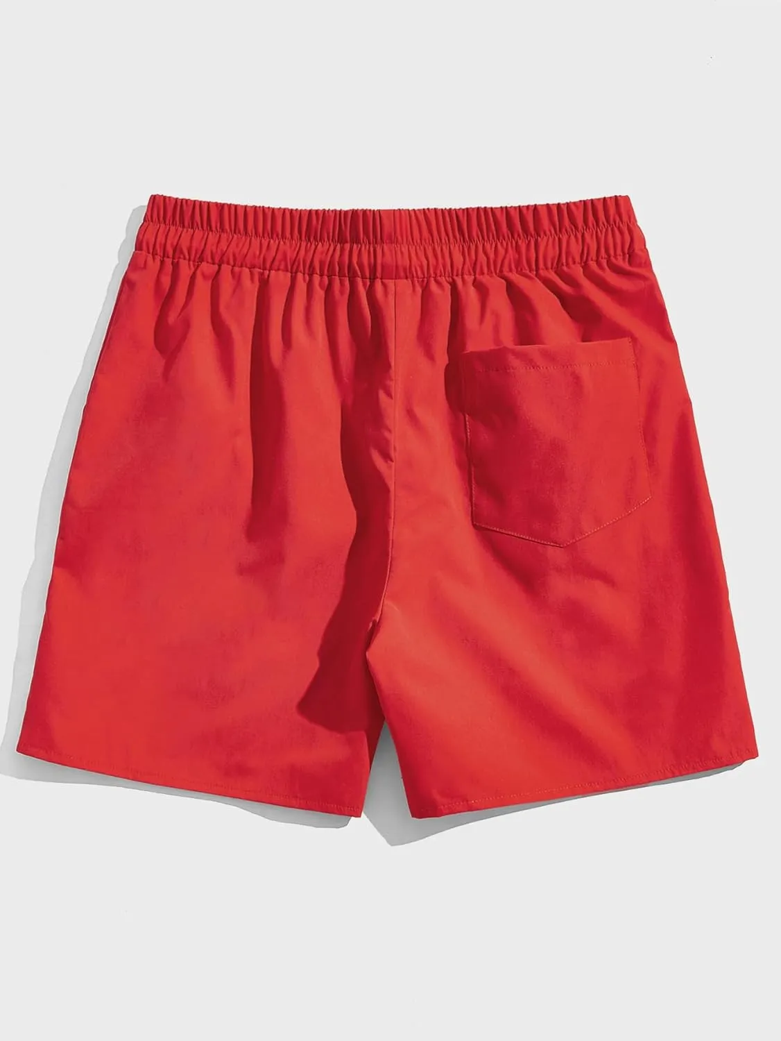 SOLY HUX Men's Drawstring Waist Athletic Shorts Workout Basketball Shorts Summer Printed Track Shorts