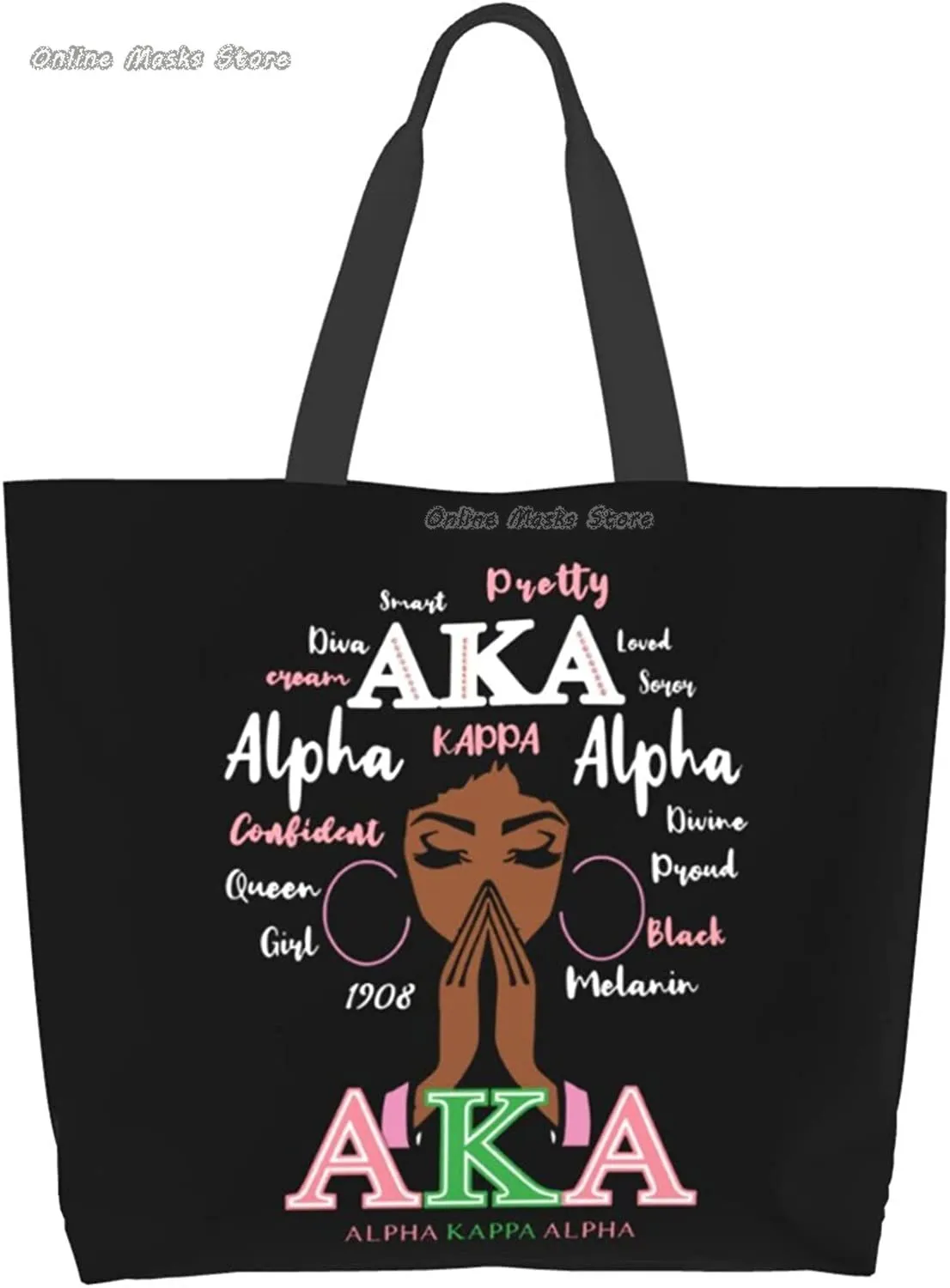 Sorority Tote Bag Aesthetic Vintage