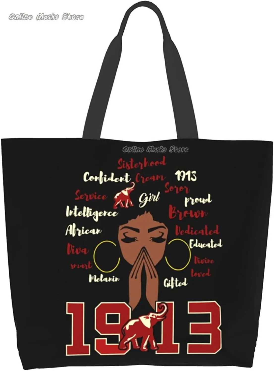 Sorority Tote Bag Aesthetic Vintage