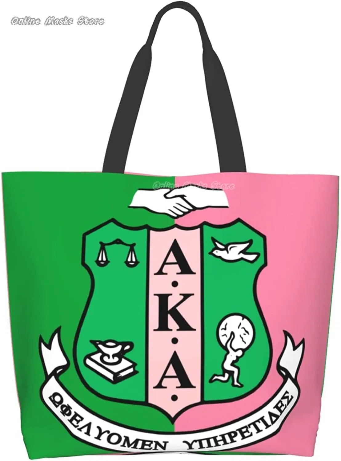 Sorority Tote Bag Aesthetic Vintage
