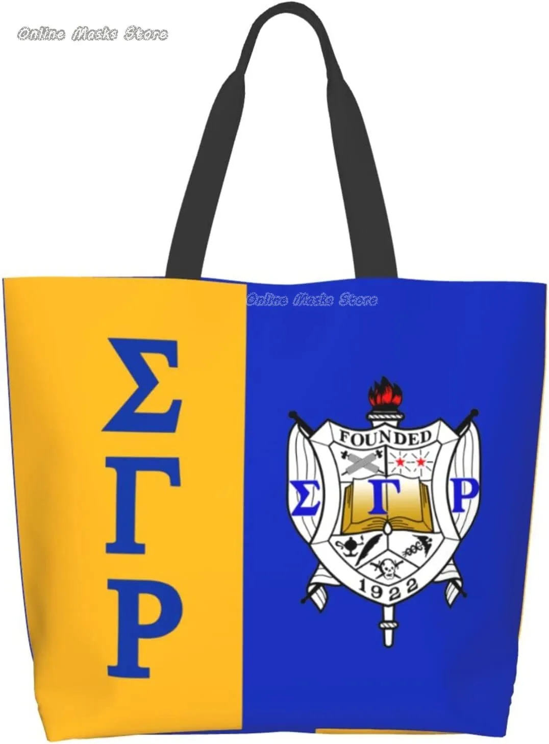 Sorority Tote Bag Aesthetic Vintage