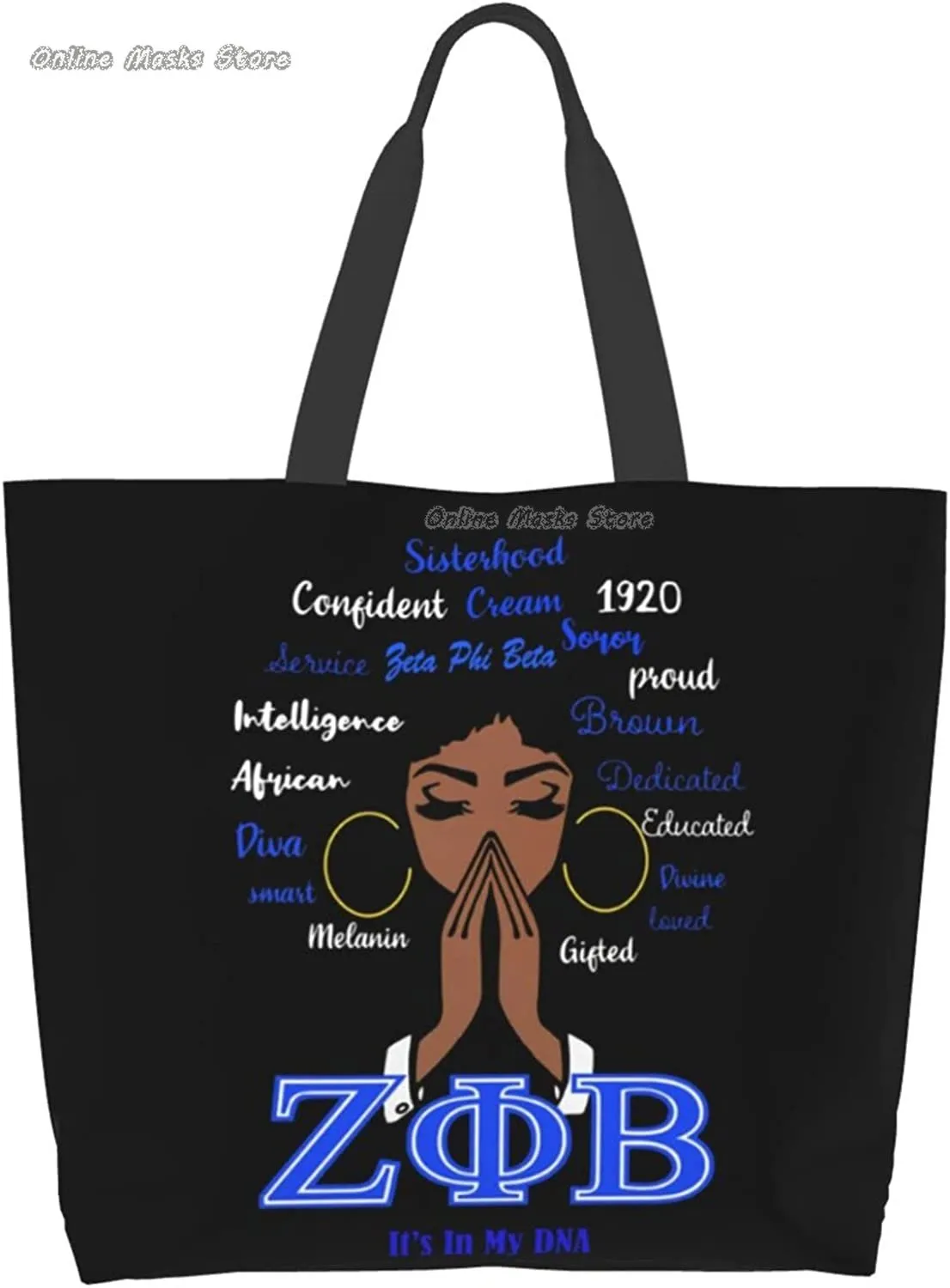 Sorority Tote Bag Aesthetic Vintage
